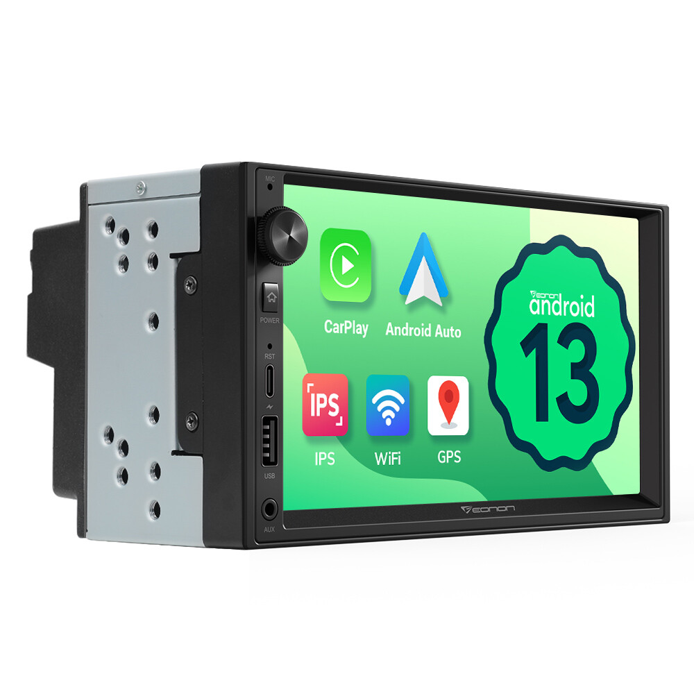 7″ Android 13 UA13 Double 2 Din Car Stereo Radio CarPlay GPS Navi WiFi Bluetooth