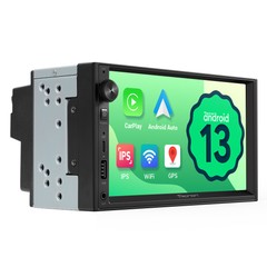 7″ Android 13 UA13 Double 2 Din Car Stereo Radio CarPlay GPS Navi WiFi Bluetooth