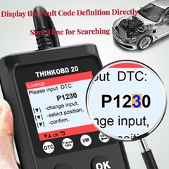 EOBD Code Reader Automotive OBD2 Scanner Car Check Engine Fault Diagnostic Tool