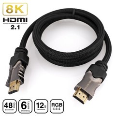 HDMI 2.1 Cable 48Gbps Support 4K@120Hz 8K@60Hz HD 3D HDMI Fiber Optic Cable Lot