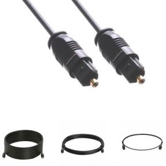 Toslink Digital Optical Audio Cable SPDIF Fiber Optic Dolby Lot 3FT–25FT lot
