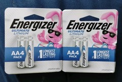 Energizer Ultimate Lithium AA 2X4 Pack 1.5V Battery Sealed 8 Total Exp 12/2051