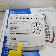 Clarity XLC2+ Cordless Phone Big Buttons Dect 6.0 Loud Speaker Talking Caller ID