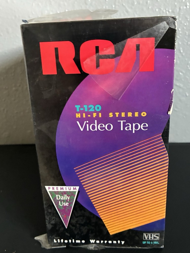 RCA T-120 Hi-Fi Stereo Up To 6 Hour Video Tapes Pack Of 8