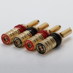 CMC HiFi Audio Gold Plated Binding Post Brass Banana Jack Socket Female Terminal