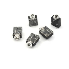 5Pin 3.5mm 1/8 Female Audio Connector Panel For Headphone PCB Mount Stereo Jack
