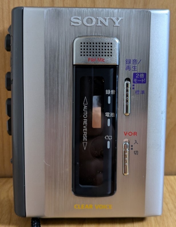 SONY TCM-500 WALKMAN Cassette Tape Recorder Player Portable Confirmed Operation