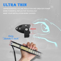 10″ inch 450W LED Work Light Bar Combo Spot Flood Driving Off Road SUV Boat ATV