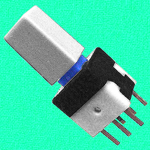 (3) Miniature DPDT Push Button SWITCH – Latching *Push-ON *Push-OFF