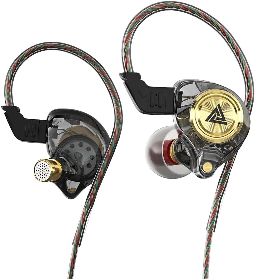 Wired Gaming Earbuds, Ak3file in Ear Monitors, Deep Bass Sound Wired Earbuds