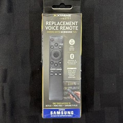 Xtreme XRM1-1000-BLK Voice Remote for Samsung TVs Soundbar New, Sealed
