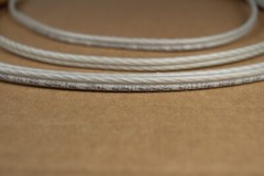 Qed Silver Special 25th anniversary edition Speaker Cable ( 4pc-2ft. ) mad in UK
