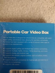 Lamtto 3 in 1 Magic Video Box For Car Streaming Apple Carplay & Android Connect