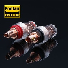 4PCS/Lot Pure Copper Binding Post Speaker Amplifier Female for Banana Terminal