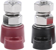 2PCS 3/8″ 12V Car Single Stud Battery Junction Posts Block, Heavy Duty Auto Powe