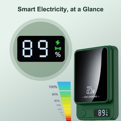 5000mah magnetic wireless mobile power bank, 22.5W fast charging for iphone