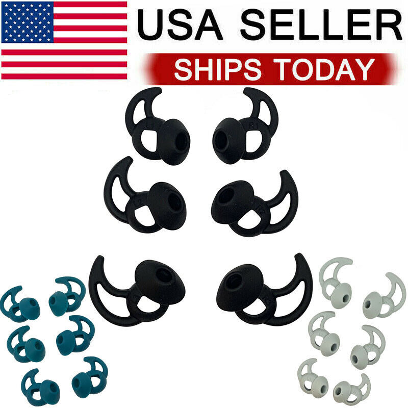 Silicone Ear Tips For Bose Quietcomfort Earbuds or Sport Earbuds Buds Headphones