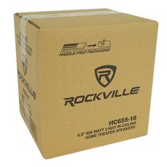 Pair Rockville HC655-16 6.5″ 500 Watt In-Ceiling Home Theater Speakers 16 Ohm