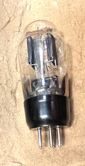 U12 MARCONIPHONE BLACK MESH PLATE BRITISH MADE LARGE CUP GETTER TUBE FW U14 NOS