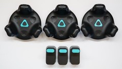 HTC VIVE Tracker 2.0 (2018 Model) x3 Set w/Cable USB Working Japan Used