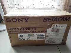 NEW 10 Count 10x Sony BCT-90GL Betacam Video Cassette Tapes Broadcast Standard