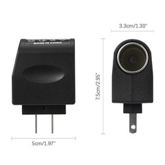 120V AC Electric Wall Outlet Power To 12V DC Cigarette Lighter Adapter converter