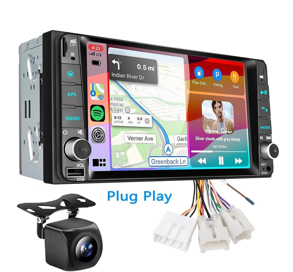 Android Auto Car Stereo Radio Bluetooth Carplay GPS For Toyota 4Runner 2003-2009