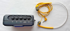 Sony Sports Walkman Mega Bass Cassette Tape Player Radio with Headphones