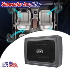 1200W Car Subwoofer Under-Seat Sub Woofer Speaker Stereo Slim Amplifier 6″*8″ US