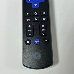 GE 66814-RF1 Remote Control SRC-2006 Wireless Black Blue Setup App Mute works