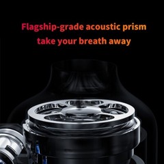 FiiO FD3 PRO Earphones Hi-Res 1DD In-Ear Monitors DLC Diamond Diaphragm (Black)