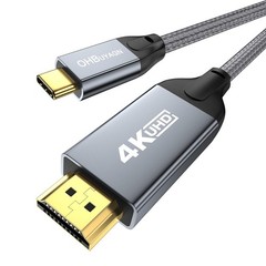 USB C to HDMI Cable 10 ft, 4K 60Hz USB Type C to HDMI 2.0 Braided Cord …