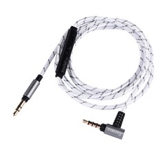 Replace Audio nylon Cable with Mic For SONY MDR-NC60/NC50/NC200D/NC500D/SBH60