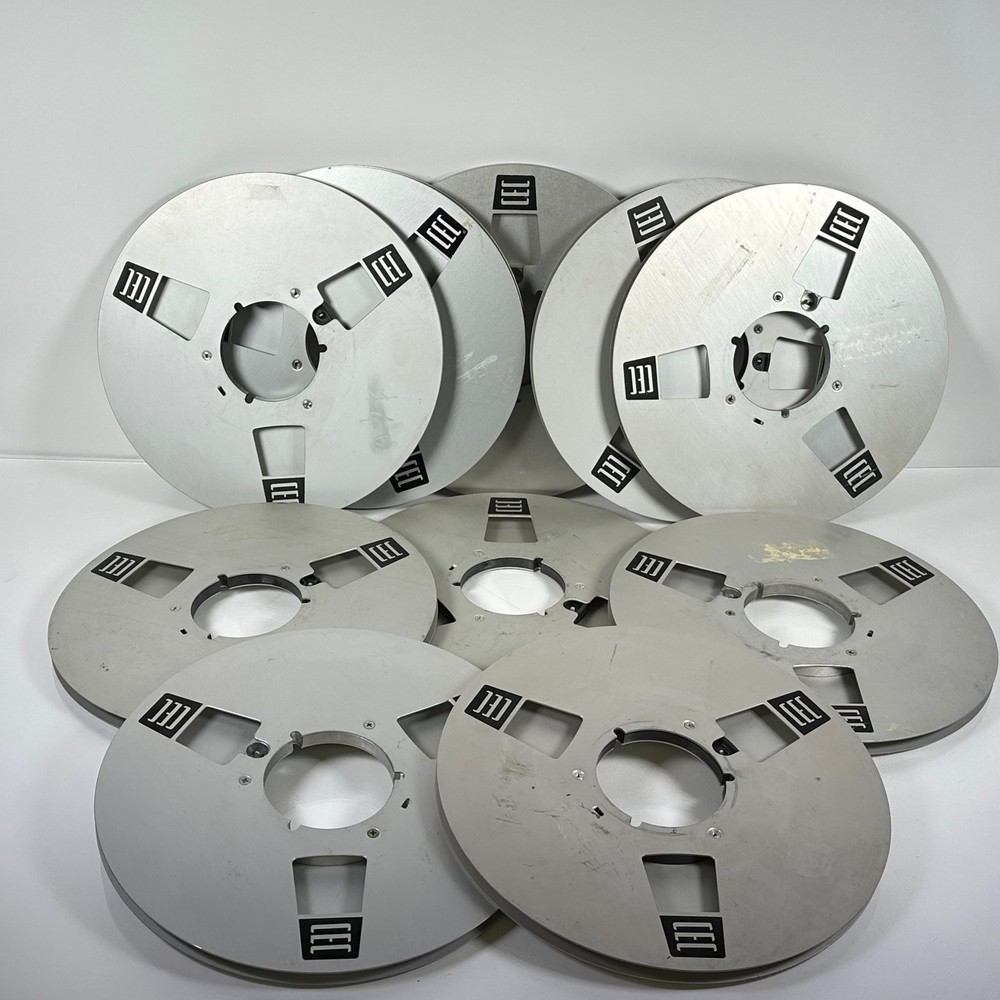 (Lot of 10) CEC, Scotch Metal Tape Reel 10.5″ x 1/4″ Take Up