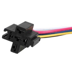 5X 12V 30/40 Amp 5-Pin SPST Automotive Relay with Wires & Harness Socket Set US