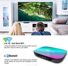 Android 9.0 TV Box 4GB RAM 64GB ROM TV Box HK1 Box Amlogic S905X3 64-bit wifi