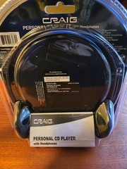 Sealed Craig CD2808-BL Personal CD Player with Headphones – Black/Blue New