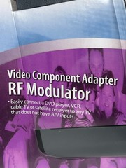 New RadioShack 15-2526 Video Component Adapter RF Modulator NOS Vintage CRT TV
