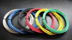 10 GAUGE WIRE 25 FT WHITE PRIMARY STRANDED COPPER AUTOMOTIVE POWER BATTERY AWG