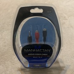 Manhattan Audio/Video Cable + RCA Cable (Set) NEW