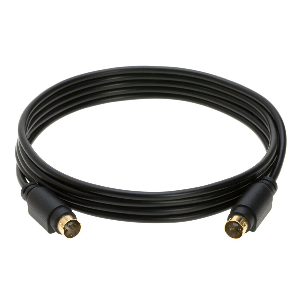 S Video 6FT Cable 4 Pin M/M SVHS, DVD, VCR Male to Male S-Video Cord