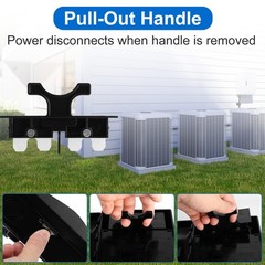 60 Amp AC Disconnect Box Outdoor Plastic, 120/240VAC Non-Fuse Pull Out Switch…