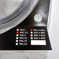 NOS Transparent PDL 75ohm Premium Digital Link ( PDL) in 1.5M, Made in USA
