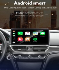 12.3”Android 10 Car Stereo Radio 4GB+64GB GPS WIFI RDS For Honda Accord 2018-22