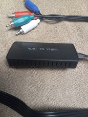 HDMI To YPBPR converter adapter w/on+off Switch & Micro USB Power
