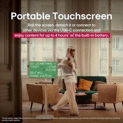 LG 27 in. StanbyME 2 QHD Portable Touchscreen Smart TV webOS Dolby Vision Atmos