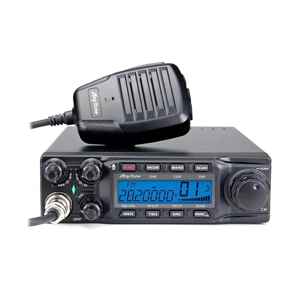 ANYTONE AT-6666PRO 28.000 – 29.699Mhz 40 Channels CTCSS DCS 10 Meter Radio + USB