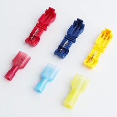 60/480Pcs T-Taps Wire Terminals Connectors Insulated 22-10 AWG Quick Splice Kit