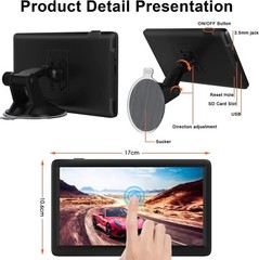 7 Inch Car & Truck GPS Navigation System 256MB+8GB Navigator 77 Canada+Mexico+US