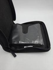 Case Logic CD DVD Wallet Holder Case 28 Disc EUC Black Leather Like Exterior